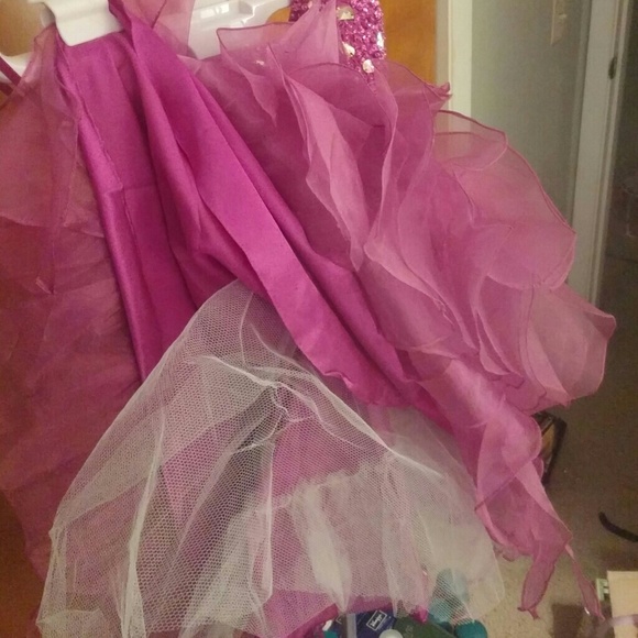 CORSET BACK JEWELED & LAYERED DRESS - Picture 3 of 6